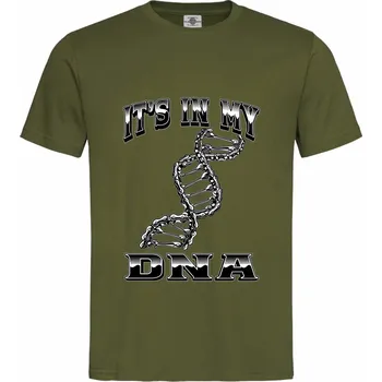 Pánské oblečení Tričko It's in my DNA Druh: Pánské, Barva: Khaki, Velikost: S