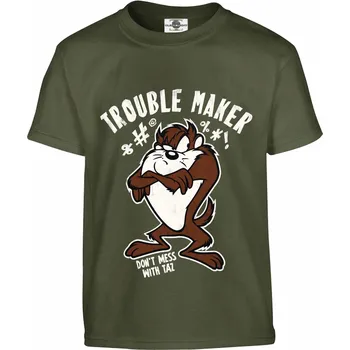 Pánské oblečení Tričko Potížista Druh: Dětské, Barva: Khaki, Velikost: 122-S