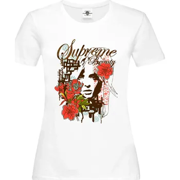 Dámské tričko Tričko Supreme Beauty Druh: Dámské, Barva: Bílá, Velikost: M