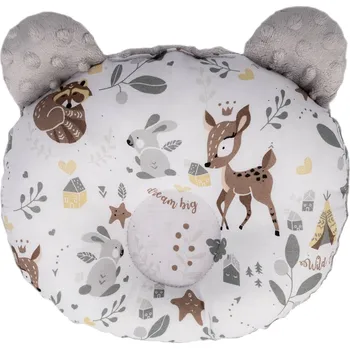 klín do postýlky Infantilo Podhlavníček pro miminka Minky Bear Koloušek
