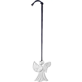 Vánoční dekorace Vánoční ozdoba HARP ANGEL 7 cm, stříbrná, Rosendahl - doprava zdarma od 2999 Kč