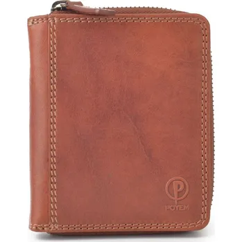 Poyem ANDORA 5217 dámská kožená peněženka koňaková