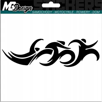 Samolepicí dekorace na vozidlo NÁLEPKA na auto TRIATHLON TRIATLON TROJBOJ TRI 5x16