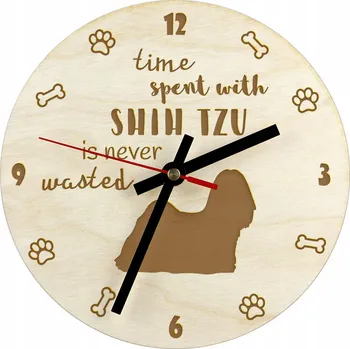 Hodiny Nástěnné hodiny Art-Dog béžové 20 cm