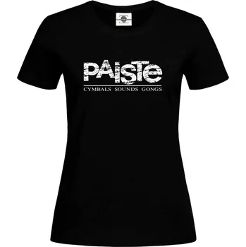 Dámské tričko Tričko Paiste Druh: Dámské, Barva: Černá, Velikost: S