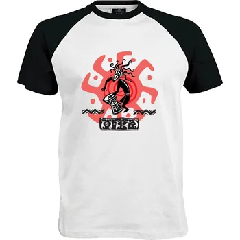 Pánské tričko Tričko Bubnový tanec Druh: Pánské, Barva: Černo | Bílá, Velikost: M