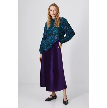 Dámská sukně Sukně Medicine fialová barva, midi RW24.SDD902 44X, vel. S