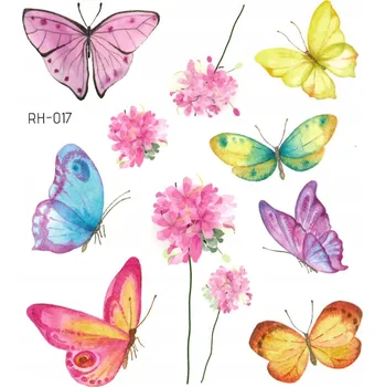Odstranitelné tetování Smyvatelné tetování pro děti - MOTÝLI RH017