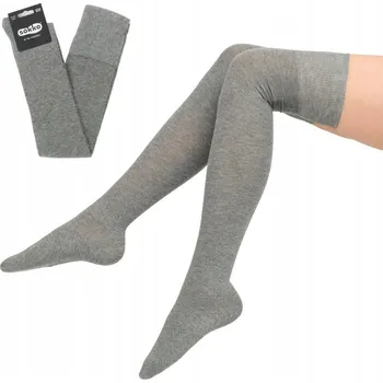 Dámské ponožky SOKKO Dámské podkolenky vysoké dlouhé hladké