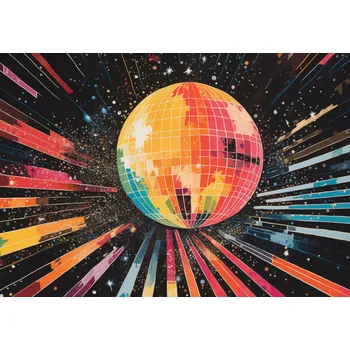 Plakát Plakát Disco Hra! bez rámu 66,5 x 46,5 cm