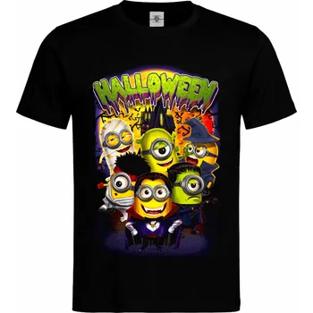 Pánské tričko Tričko Halloween | Mimoni Druh: Pánské, Barva: Černá, Velikost: M