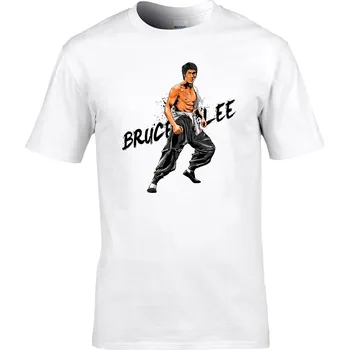 Pánské tričko Tričko Bruce Lee Druh: Pánské, Barva: Bílá, Velikost: M