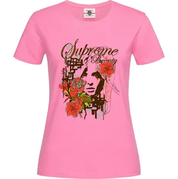 Dámské tričko Tričko Supreme Beauty Druh: Dámské, Barva: Růžová, Velikost: XL
