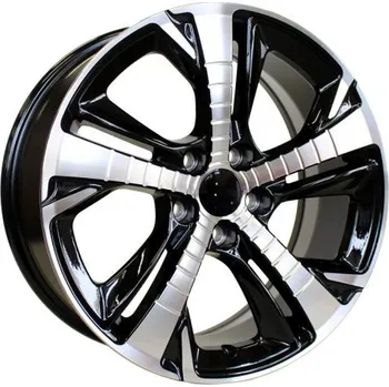 Alu kolo Alu kola Racing Line XE410, 17x7.5 5x108 ET44, černá + leštění
