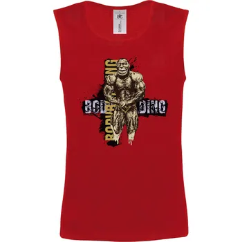 Tričko Bodybuilding Druh: Pánské, Barva: Červená, Velikost: XL