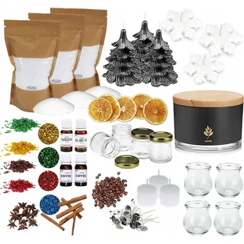 Vánoce Velká sada na výrobu svíček XXL + svíčky na vánoční dekorace 20 ks