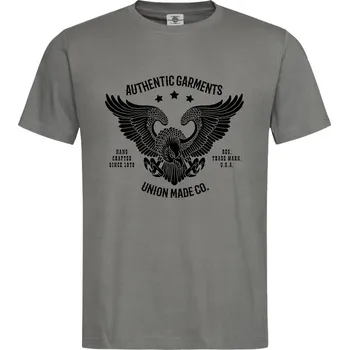 Pánské tričko Tričko Authentic Garments Druh: Pánské, Barva: Břidlice, Velikost: XL