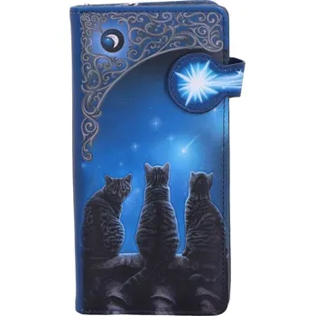 Peněženka Luxusní peněženka s kočkami a hvězdami - design Lisa Parker