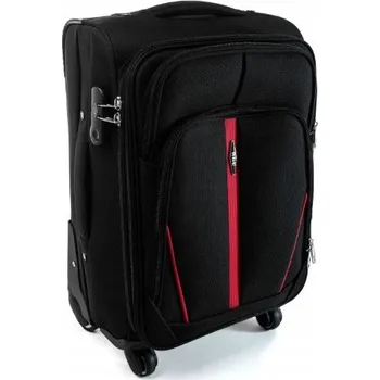 RGL Měkký kabinový kufr z cordury S-020 S ČERNÝ 44 l