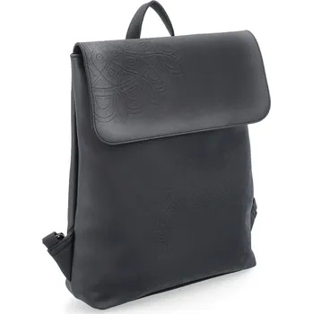 Městský batoh Kabelkový batůžek s motivem mandaly Indee 6273 černý