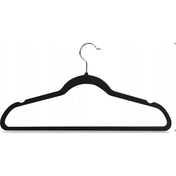 Ramínko Šatní ramínko sametový Homeline černý