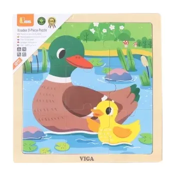 Puzzle Viga puzzle 9 dílků kachna