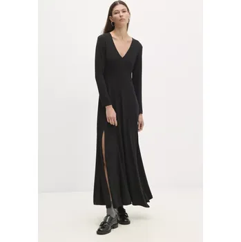 Dámské šaty Šaty Answear.LAB černá barva, maxi 92635.ios 99X, vel. S