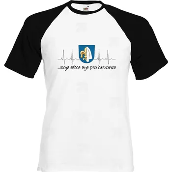 Pánské tričko Tričko ...moje srdce bije pro Druh: Pánské, Barva: Černo | Bílá, Velikost: XL