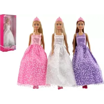 Panenka Teddies Panenka v šatech nekloubová 28 cm