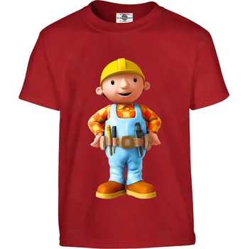 Tričko Bořek stavitel Druh: Dětské, Barva: Červená, Velikost: 146-L