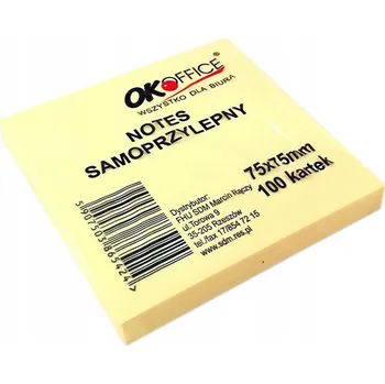 Samolepící bloček Samolepicí bločky Office 100 listů