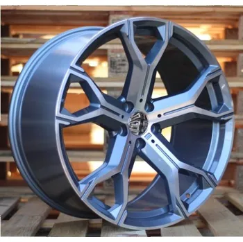 Alu kolo Alu kola Racing Line B5498, 22x9.5 5x112 ET37, šedivá matná + leštění (zátěžová)