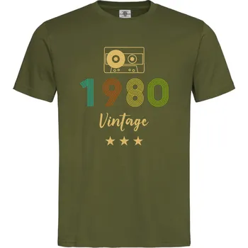 Pánské oblečení Tričko 1980 Druh: Pánské, Barva: Khaki, Velikost: XL