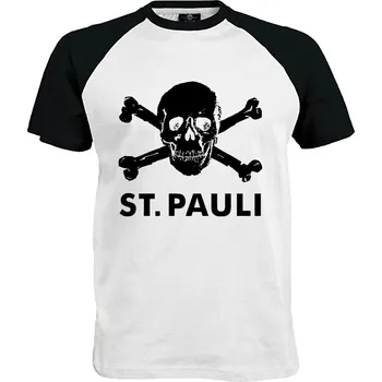 Pánské tričko Tričko St. Pauli Druh: Pánské, Barva: Černo | Bílá, Velikost: S