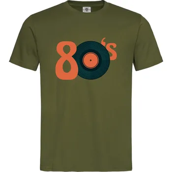 Pánské oblečení Tričko Osmdesátky Druh: Pánské, Barva: Khaki, Velikost: S