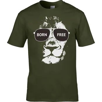 Pánské oblečení Tričko Born Free Druh: Pánské, Barva: Khaki, Velikost: M