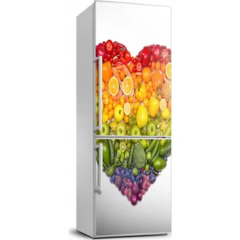 Fototapeta Samolepka na ledničku samolepící Ovoce srdce