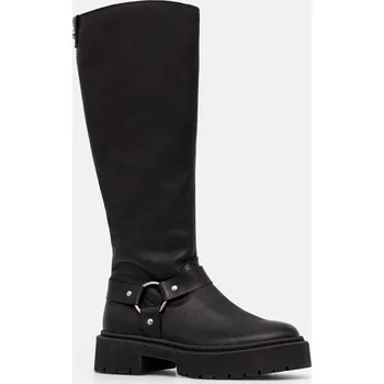 Dámské kozačky Kozačky Steve Madden Glimmer dámské, černá barva, na plochém podpatku, lehce zateplené, SM11003331 SM11003331.017 99X, EUR 40