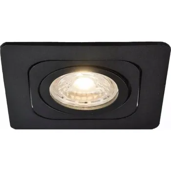 Bodové svítidlo KLINT-221-BL Čtvercové černé podhledové svítidlo OZZO IP20 GU10 INQ