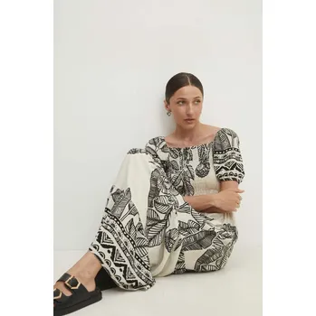 Dámské šaty Šaty Answear.LAB černá barva, maxi 13076.HMS 99X, vel. S/M