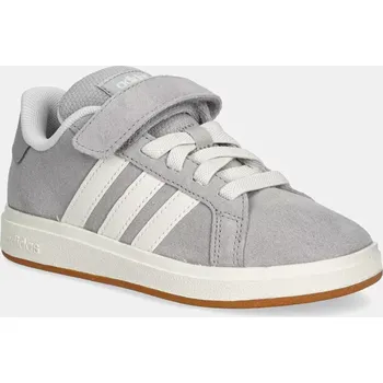 Chlapecké tenisky Dětské semišové sneakers boty adidas GRAND COURT 00s JP5897 šedá 90X, EUR 29