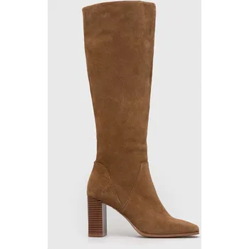 Dámské kozačky Semišové boty Medicine RW23.OBD502 hnědá 88X, EUR 40