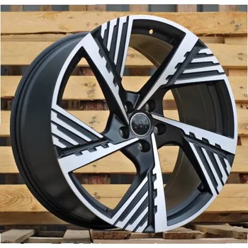 Alu kolo Alu kola Racing Line I5639, 19x8 5x112 ET45, černá matná + leštění