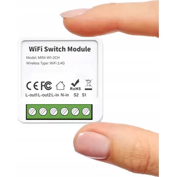 vypínač Dvojitý spínač pcblab.io Tuya WiFi 10A