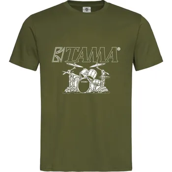 Pánské oblečení Tričko Tama Drums Druh: Pánské, Barva: Khaki, Velikost: L