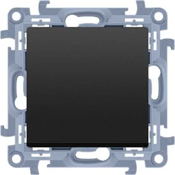 vypínač Vypínač Simon 10 č.1 modul 10AX černá matná