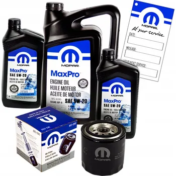 Motorový olej Olej MOPAR 5W20 7L + Filtr MO-090 pro RAM 4.7 a 5.7