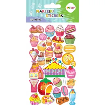samolepka Samolepky Puffy - Sweets Happy Color