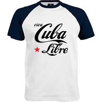 Pánské tričko Tričko Viva Cuba Libre Druh: Pánské, Barva: Navy | Bílá, Velikost: S