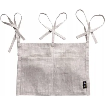 Úložný box Yellow Tipi Organizér na postýlku Lněná Béžová